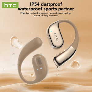 HTC NE39 Bluetooth 6.0 Earbuds, AI Translation, Noise Canceling, 40H