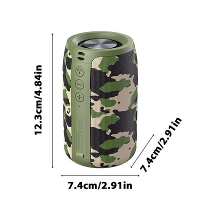 Portable Bluetooth Speaker Wireless Waterproof Stereo Sound Speaker Black