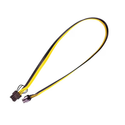 PCI-E 6 Pin to 8 Pin Power Adapter Cable for Graphics Card GPU Desktop PC